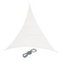 Triangular sun awning 400x400x400cm., white