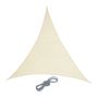 Triangular sun awning 400x400x400cm., beige