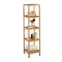 Built-in kitchen shelf 145x36x36cm., light brown