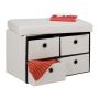 Sols ar 4 sekcijām 39x60x38cm., krēmkrāsas