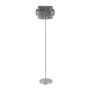 Floor lamp 150x34cm., gray/silver color