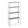Storage shelf 150x75x30cm., silver color