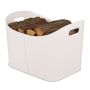 Firewood bag 36x53.5x41cm., cream color