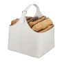 Firewood bag 50x36x43cm., cream color