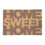 Kājslauķis "Home Sweet Home" 60x40 cm., brūns/gaiši brūns