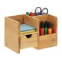 Writing instrument organizer with 1 compartment 14x20.5x13 cm., light brown