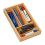Storage box 4x16x28cm., light brown