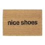 Durvju paklājiņš "Nice Shoes" 60x40 cm.