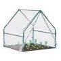 Transparent mini greenhouse nursery for plants 95x95x92cm., dark green color