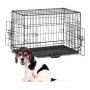 Foldable dog cage 53.5x75x44cm., black