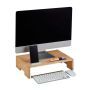 Monitor stand 10.5x41x28cm., light brown