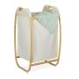 Laundry basket 80x44x43cm, 70L., light brown/cream color