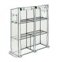 Transparent greenhouse 163x144x46cm., dark green color