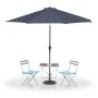 Sun umbrella 250x300cm., dark gray/black