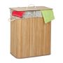 Laundry basket 64x55x34.5cm, 45L., light brown/cream color