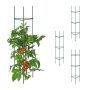 Set of 4 garden grills 120x32x32cm., green