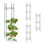 Set of 4 garden trellis 150x32x32cm., green