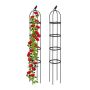 Set of 2 garden grills "Tower" 188x30cm., black