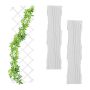 Set of 2 garden grills 180x60x2cm., white