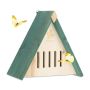 Butterfly hotel 26x27,5x16cm., tumši zaļa/gaiši brūna