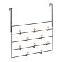 Door hanger 47.5x46x9cm., light brown/black