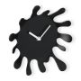 Wall clock 25x22.5x6cm., black/white