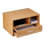 Writing instrument organizer with 1 compartment 22x40x31 cm., light brown