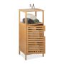 Bathroom cabinet 87x36.5x33cm., light brown