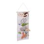 Piekarināms organizators ar 3 nodalījumiem 67x30cm., krēmkrāsas/pelēkas/oranžas krāsas