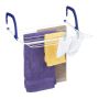 Hanging clothes dryer 15.5x51x73cm., white/dark blue
