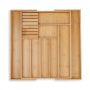 Cutlery tray 5.5x45x44.5cm., light brown