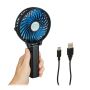 USB ventilators 20.5x10.5x4cm., zils/melns/balts