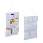 Set of 2 hanging organizers 60x51x3cm., gray