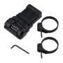 Bicycle lock with code 65cm, black