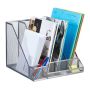 Rakstīšanas līdzekļu un dokumentu organizators 26x31x30,5 cm., sudraba krāsa