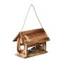 Bird feeder 24x30x21cm., brown