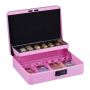 Cash box with digital code, pink