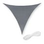 Triangular sun awning 200x200x200cm., dark gray