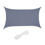 Rectangular sun awning 300x200cm., dark gray