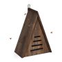 Insect hotel 28x21x12cm., brown