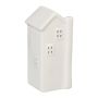 Candle holder "House" 13.5x6x6cm., white color