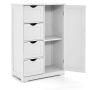 Bathroom cabinet 56x30x82cm., white