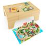 Railway set 97x62.5x39.5cm., various colors
