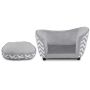 Dog bed 70x41x40cm, gray