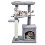 Scratching post 50x50x85cm, gray