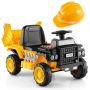 Bērnu elektriskais automobilis 44x65,5x40 cm, dzeltens/melns