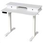 Electric desk 100x60x132cm., white