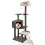 Scratching post 65x68x171cm., dark gray