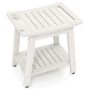 Shower stool 41x31.5x43.5cm., white