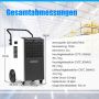 Dehumidifier 34.5x39.5x81cm., white/black